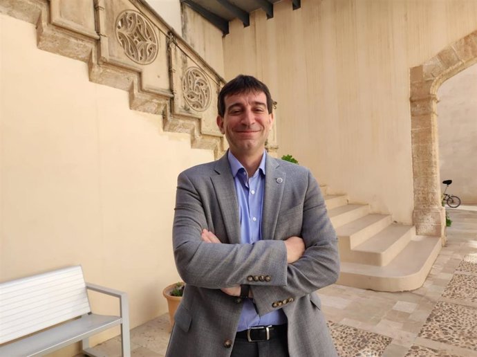 El vicerrector de Política Científica e Investigación de la Universitat de les Illes Balears (UIB), Víctor Homar, en Ca n'Oleo.