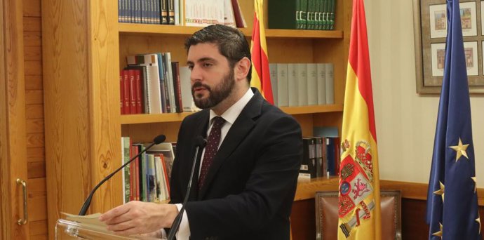 El viepresidente primero del Gobierno de Aragón. Alejandro Nolasco
