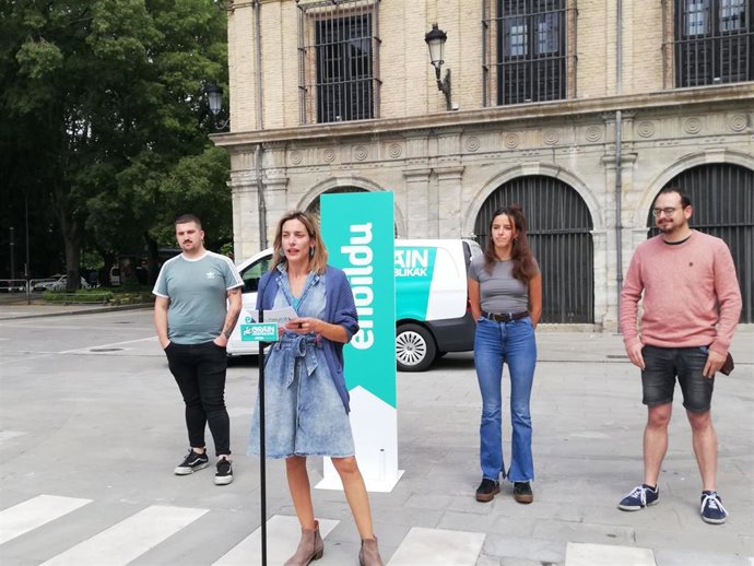Miren Zabaleta, coordinadora de EH Bildu en Navarra.