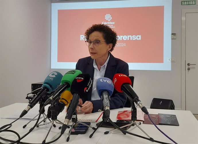 La directora de Cáritas Diocesana de Pamplona-Tudela, Maite Quintana