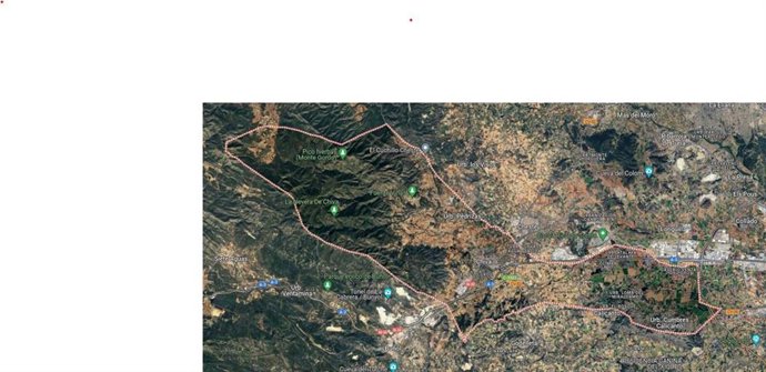 Mapa del municipio de Chiva