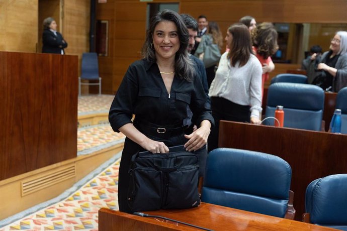 La portavoz de Más Madrid en la Asamblea, Manuela Bergerot.