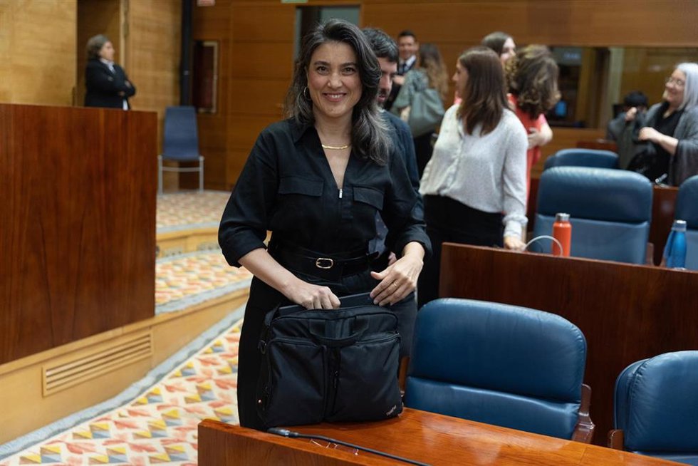 La portavoz de Más Madrid en la Asamblea, Manuela Bergerot.