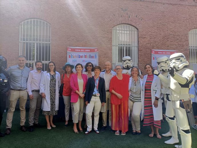 Acto de la Feria del Libro de Madrid en el Hospital Niño Jesús