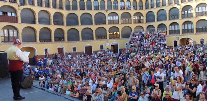 Un momento del encuentro de los aragoneses del exterior celebrado en Tarazona.