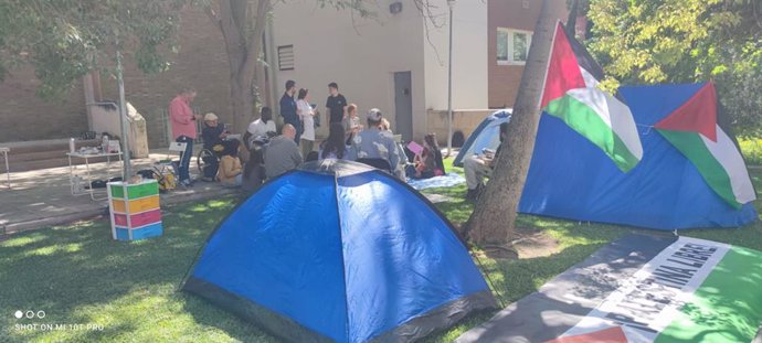 Acampada de los estudiantes