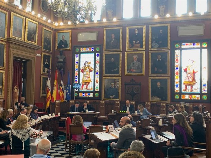 Archivo - Pleno del Ayuntamiento de Palma