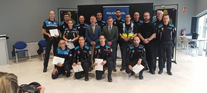 Curso de táser, en Oviedo