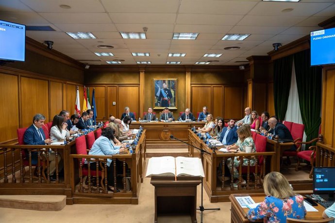 Pleno en la Diputación Provincial de Almería.