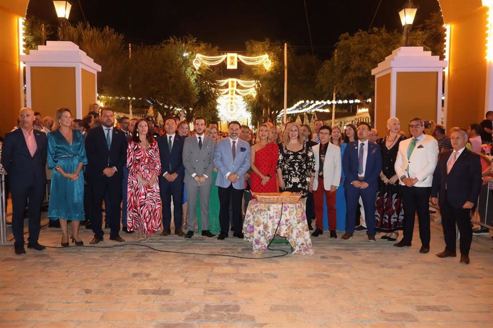 Encendido de la Feria de Alcalá de Guadaíra (Sevilla).