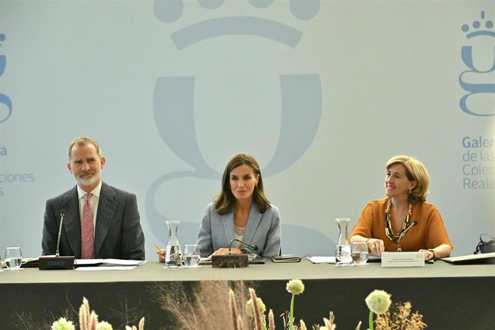 Los Reyes presiden la primera reunión del Real Patronato de la Galería de las Colecciones Reales