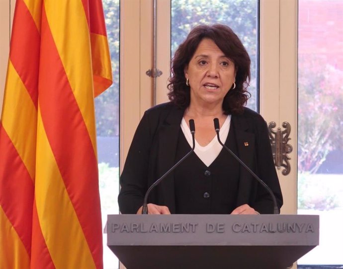 La presidenta del Parlament, Anna Erra