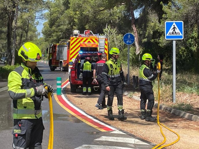 Bombers de Valncia es prepara per a la campanya estival de prevenció d'incendis del Saler