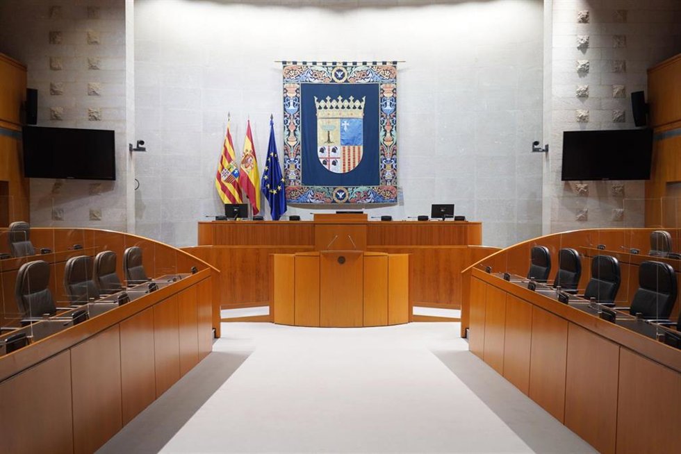 Hemiciclo de las Cortes de Aragón.
