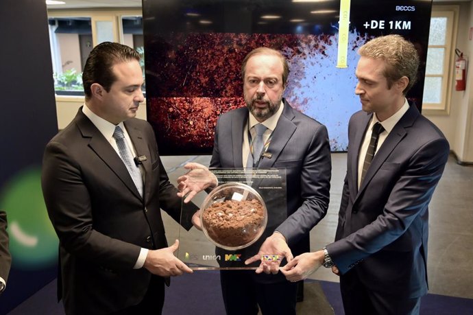 Left To Right: Evandro Gussi, President Of The Sugarcane And Bioenergy Industry Union (UNICA); Alexandre Silveira, Brazil's Minister Of Mines And Energy; And Rafael Abud, CEO Of FS_Photo Credit:_Ricardo Botelho_MME