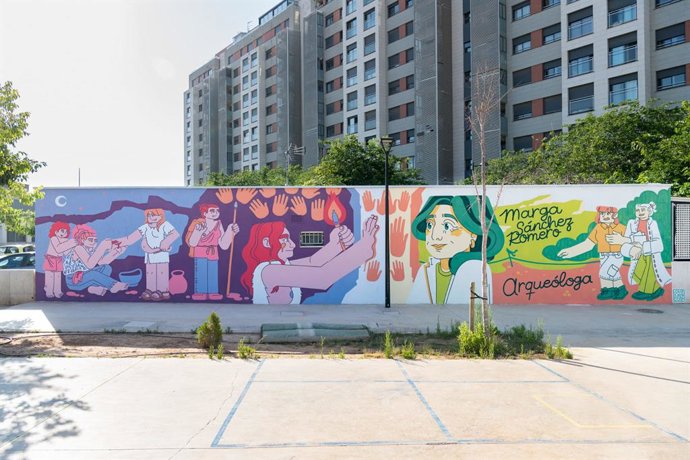 La UPV i Valncia Innovation Capital homenatgen a l'arqueloga i divulgadora científica Marga Sánchez Romero amb un nou mural del projecte 'Dones de cincia'