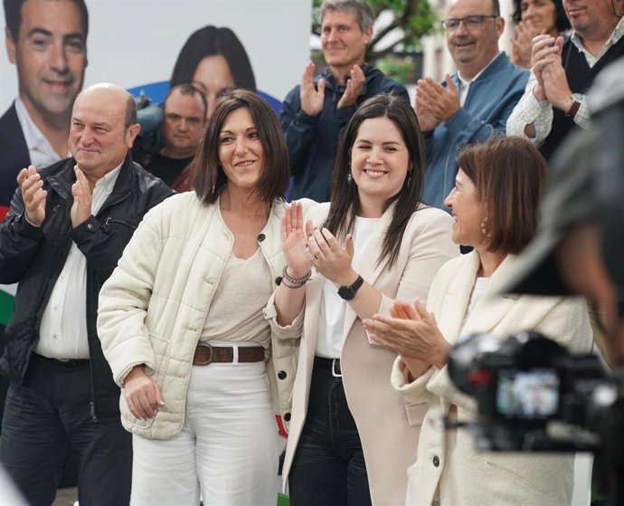 Mitin del PNV en Elgoibar (Gipuzkoa)