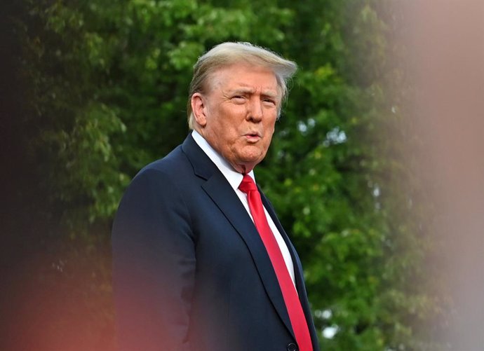 May 23, 2024, New York, New York, USA: Former President Donald Trump draws thousands for his rally in the Bronx, NY to campaign for president in the 2024 election. It was the first such rally in New York City.  (Photo: Andrea RENAULT/ Zuma Press