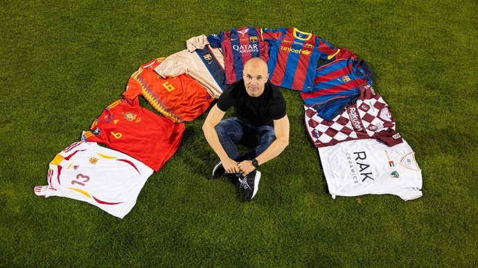 Archivo - Andrés Iniesta será homenajaedo en la Gala Nacional del Deporte de la AEPD en Albacete. 
