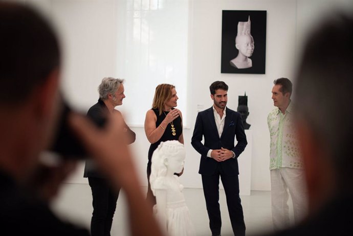 Inauguración de la exposición de Nadín Ospina, titulada 'La persistencia del deseo' en el Centro de Cultura Contemporánea Cárcel Vieja de Murcia