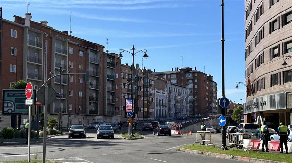 El paseo Arco de Ladrillo de Valladolid en la mañana del viernes 31 de mayo.
