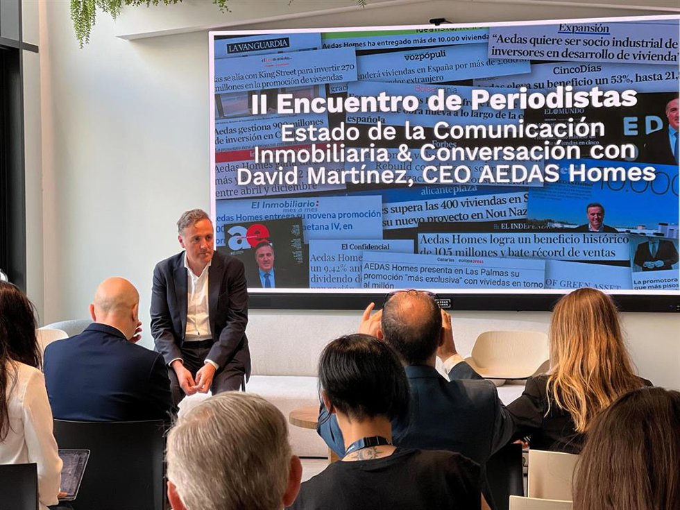 David Martínez, consejero delegado (CEO) de Aedas Homes