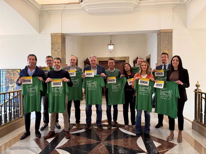 Presentación de la Marcha contra el Cáncer de Pamplona.