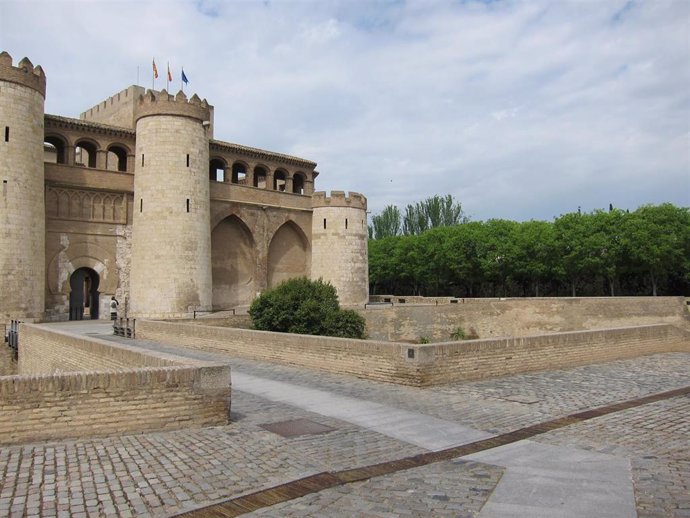 Archivo - Palacio De La Aljafería, sede de las Cortes De Aragón