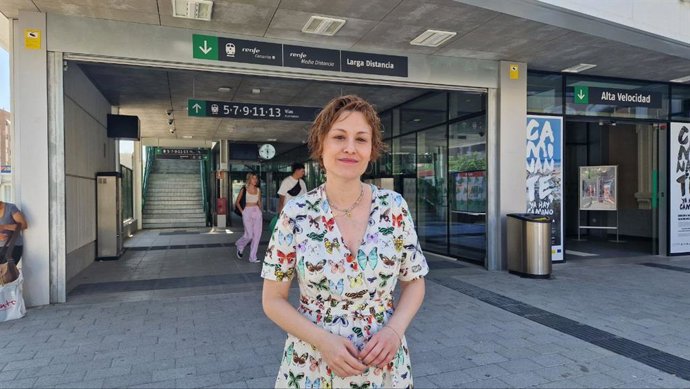 La portavoz municipal de Podemos en Murcia y candidata al Parlamento Europeo por la formación 'morada', Elvira Medina