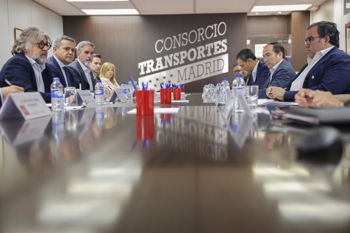Reunión del consejo de administración del Consorcio Regional de Transportes de Madrid  