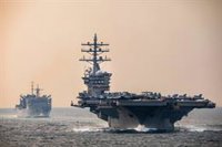 Los hutíes dicen haber atacado el portaaeronaves 'USS Dwight D. Eisenhower' tras los bombardeos contra Yemen