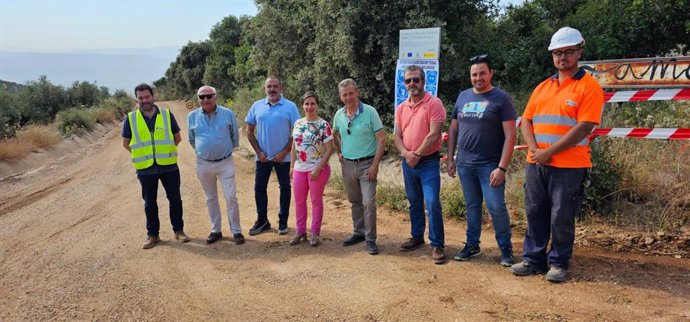 Visita a las obras en el camino rural Del Moro.