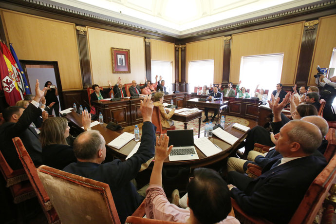 Pleno del Ayuntamiento de León.