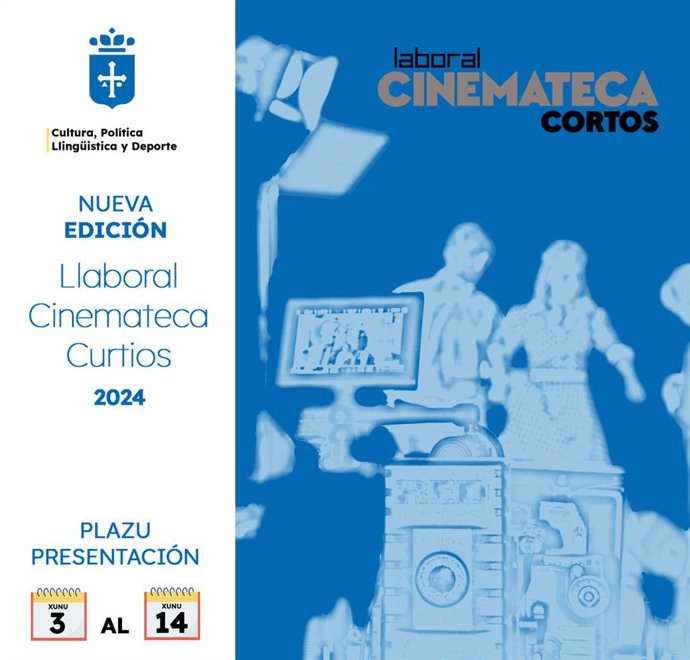 Cartel de la nueva edición de Llaboral Cinemateca Curtios 2024
