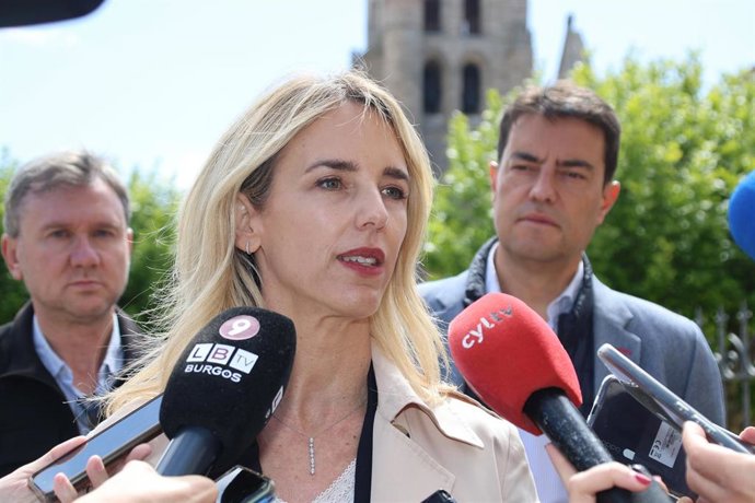 La portavoz del PP en el Congreso, Cayetana Álvarez de Toledo, en un acto en Burgos