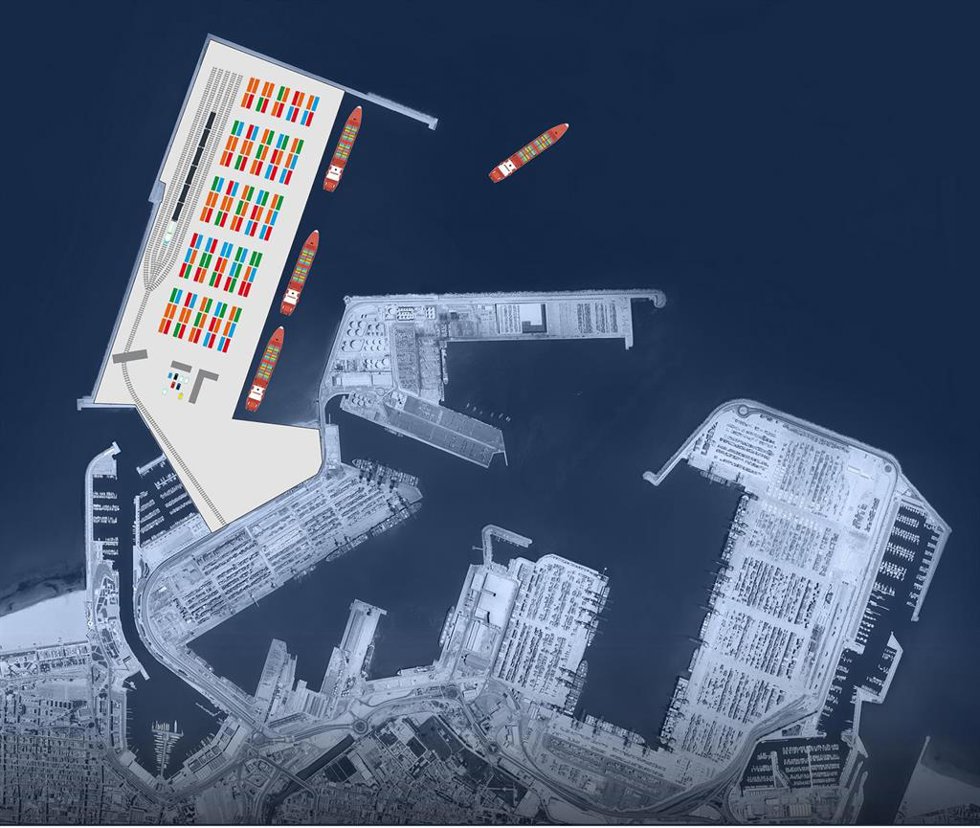 Proyecto de la terminal de contenedores de la ampliación norte de Valncia
