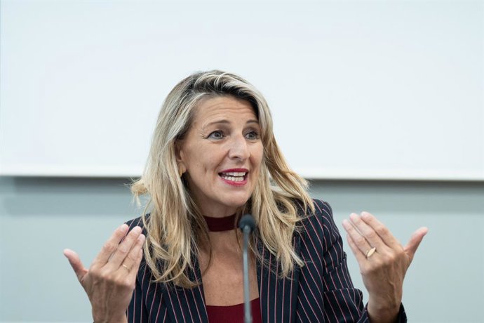 La vicepresidenta segunda y ministra de Trabajo y Economía Social, Yolanda Díaz.