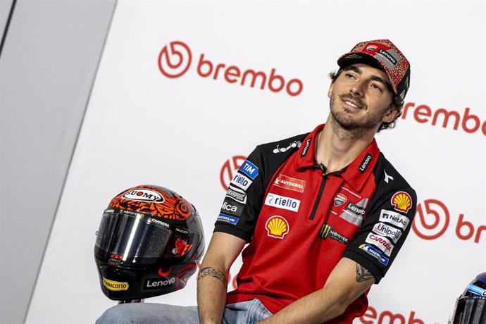 BAGNAIA Francesco (ita), Ducati Lenovo Team, Ducati Desmosedici GP24, portrait on press conference during the 2024 MotoGP Grand Premio d’Italia Brembo, Italien GP, on the Mugello circuit, from May 31 to June 2nd, in Italy - Photo Studio Milagro / DPPI