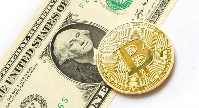 Recurso de dólar y bitcoin