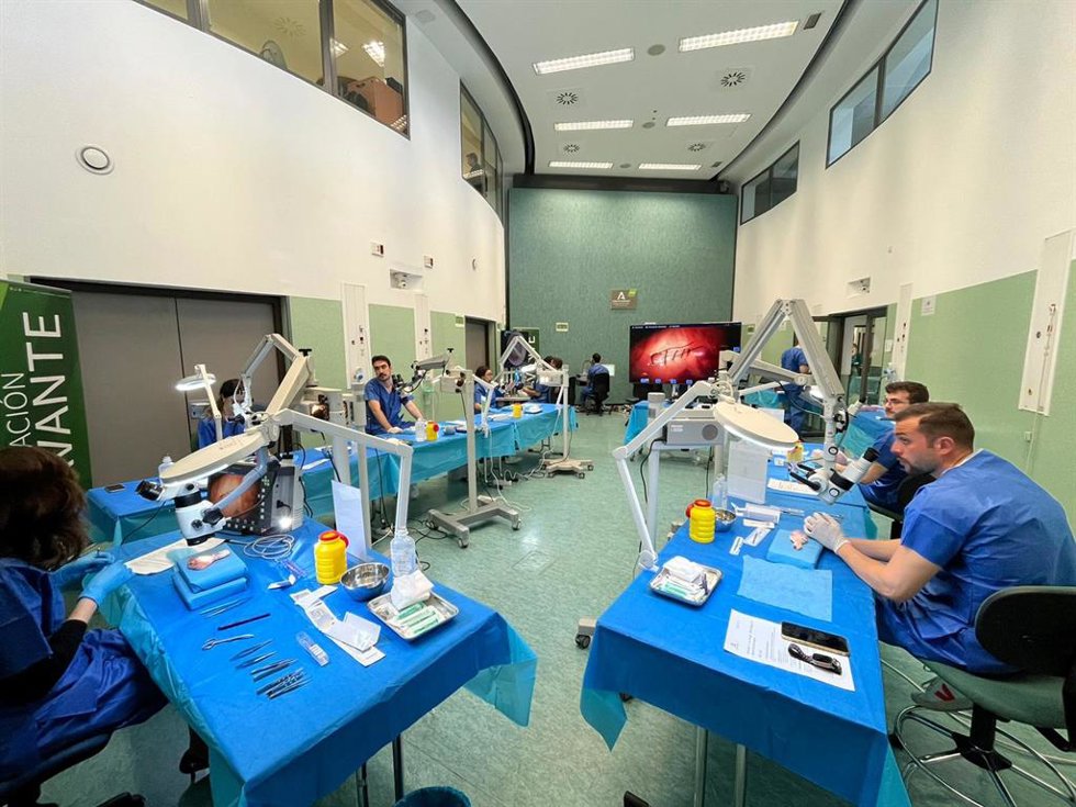 Archivo - Andalucía organiza un programa de cirugía ocular dirigido a Médicos Internos Residentes (MIR).
