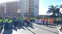 Trabajadores de Acerinox se manifiestan este sábado en Algeciras tras 117 días de huelga y la negociación parada