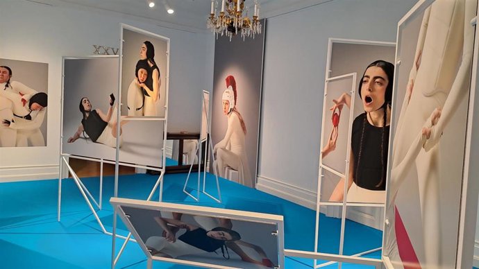 Sala de la exposición 'Las hijas de Minerva'