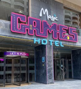 Fachada del nuevo hotel 'Magic Games'