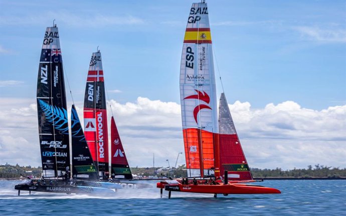 El Spain SailGP Team, durante el Gran Premio de Bermudas.