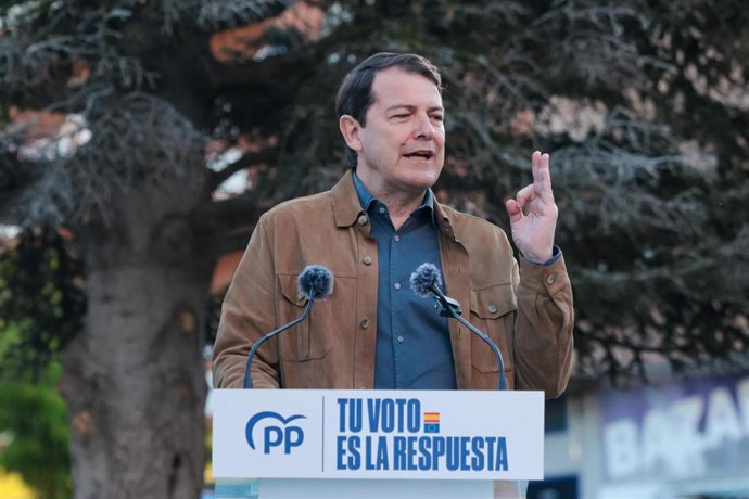 El presidente del PP de Castilla y León, Alfonso Fernández Mañueco