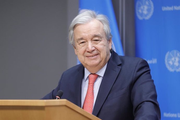 Archivo - El secretario general de Naciones Unidas, António Guterres.