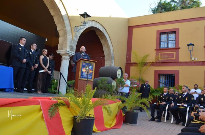 Entrega de medallas.