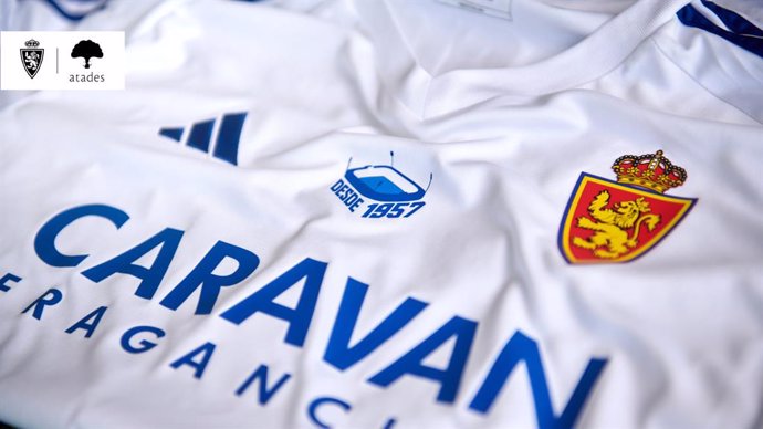 El Real Zaragoza subastará las camisetas exclusivas del partido frente al Albacete BP para Atades.