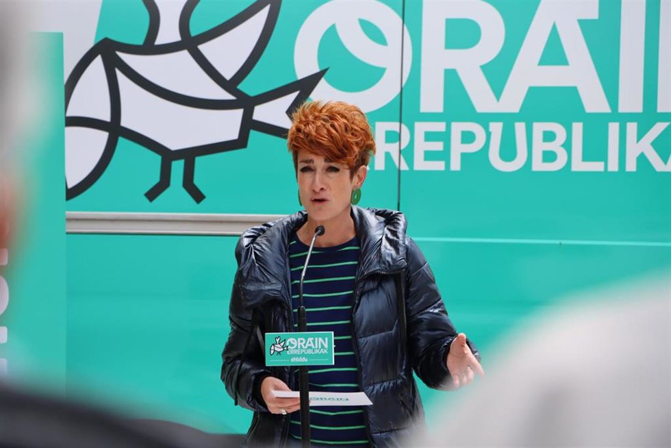 Bakartxo Ruiz, candidata de EH Bildu a las elecciones europeas.