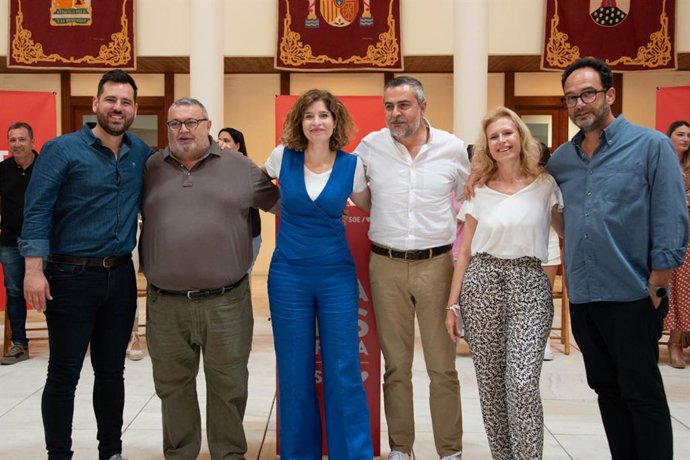 Acto del PSOE en Roquetas de Mar